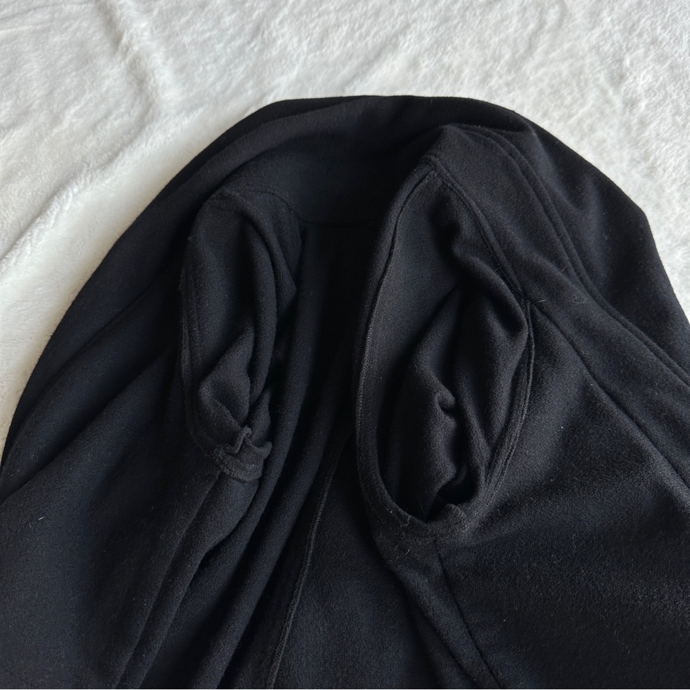 💥Clearance💥 Charles Chang-Lima Black Wool V-neck Long Sleeve Jacket M (8) - Picture 8 of 14